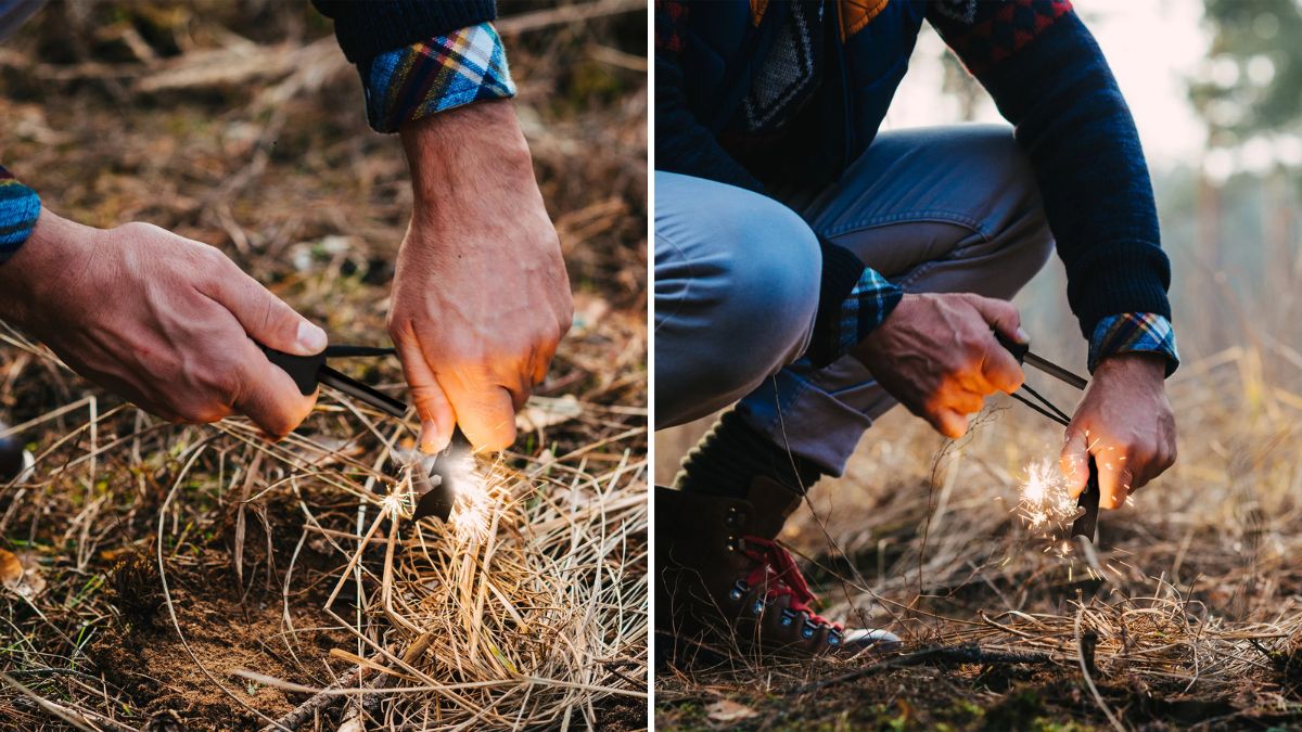 NILS CAMP Krzesiwo bushcraftowe magnezowe NC1793